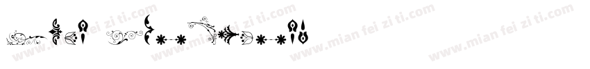 Soft Ornaments字体转换